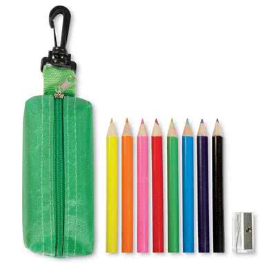 POCHETTE 4 CRAYONS DE COULEURS 8.5 cm